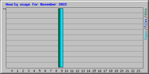 Hourly usage for November 2022